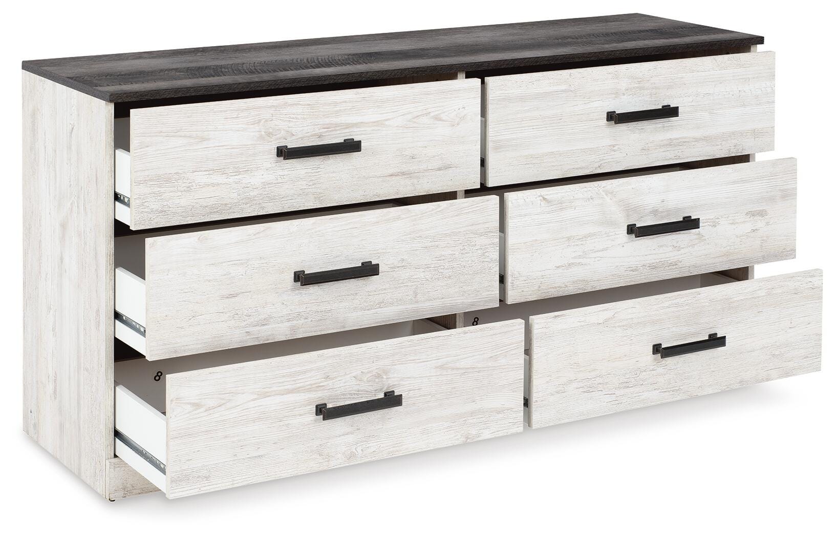 Shawburn Platform Bed with Dresser and Chest