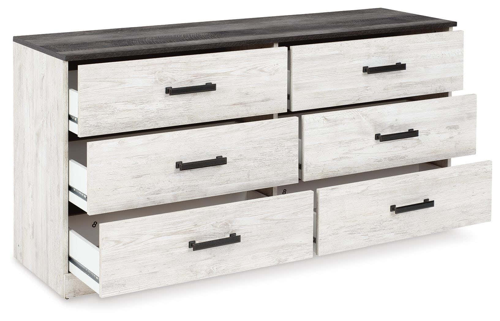 Shawburn Panel Headboard with Dresser and Chest