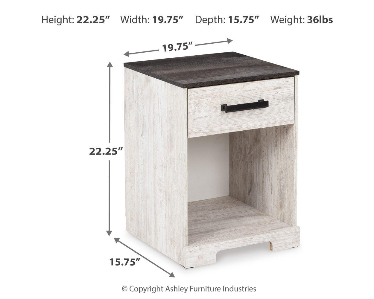 Shawburn Panel Headboard with Dresser and 2 Nightstands