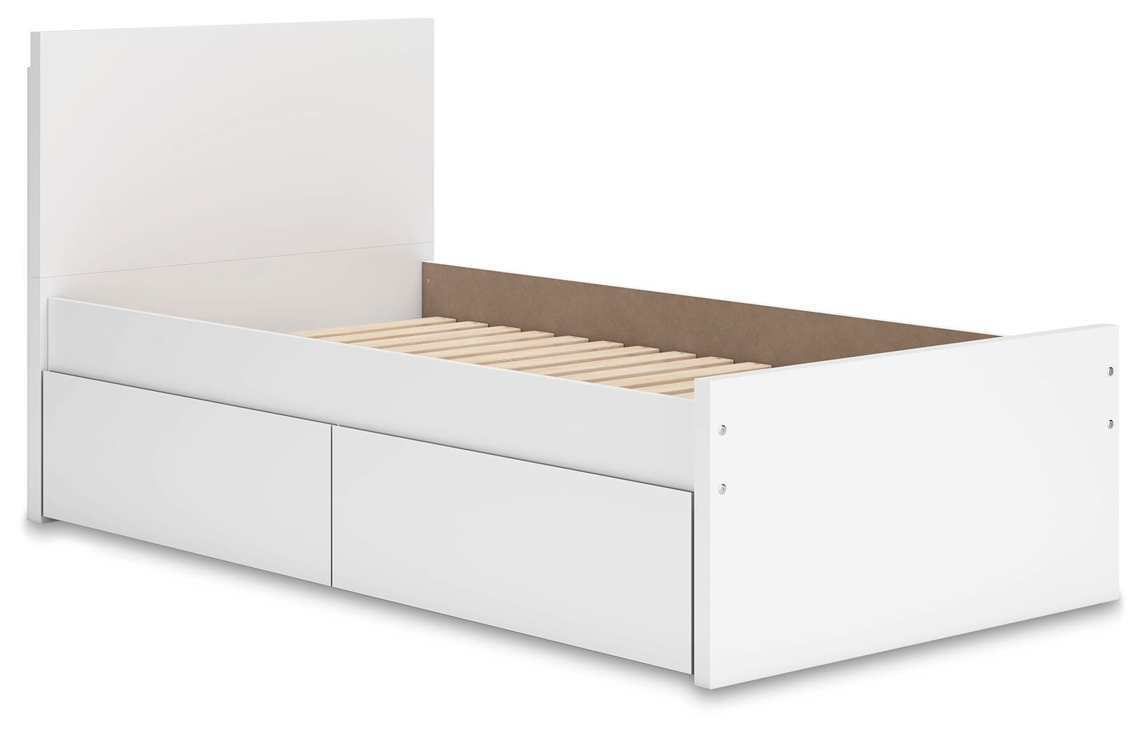 Onita Panel Platform Bed with 1 Side Storage