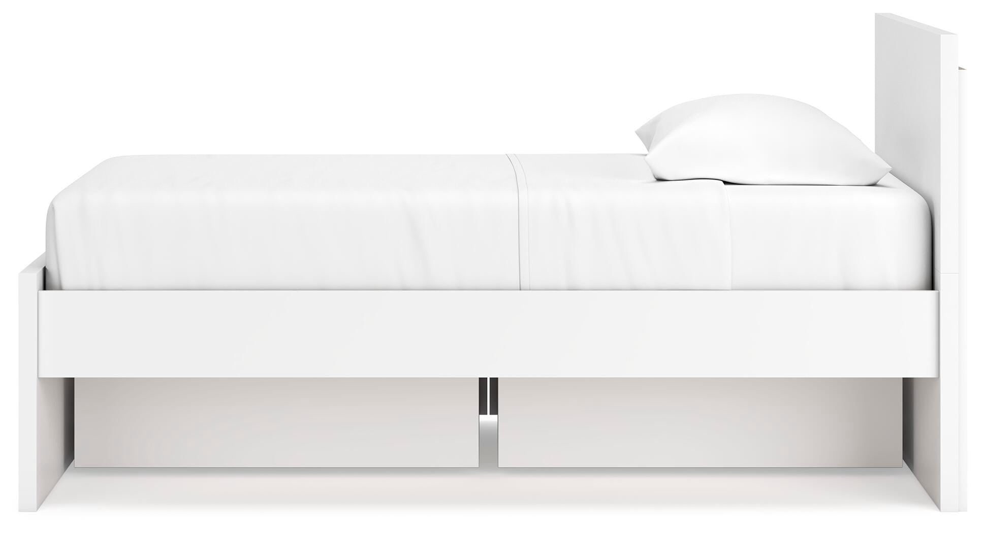 Onita Panel Platform Bed with 1 Side Storage