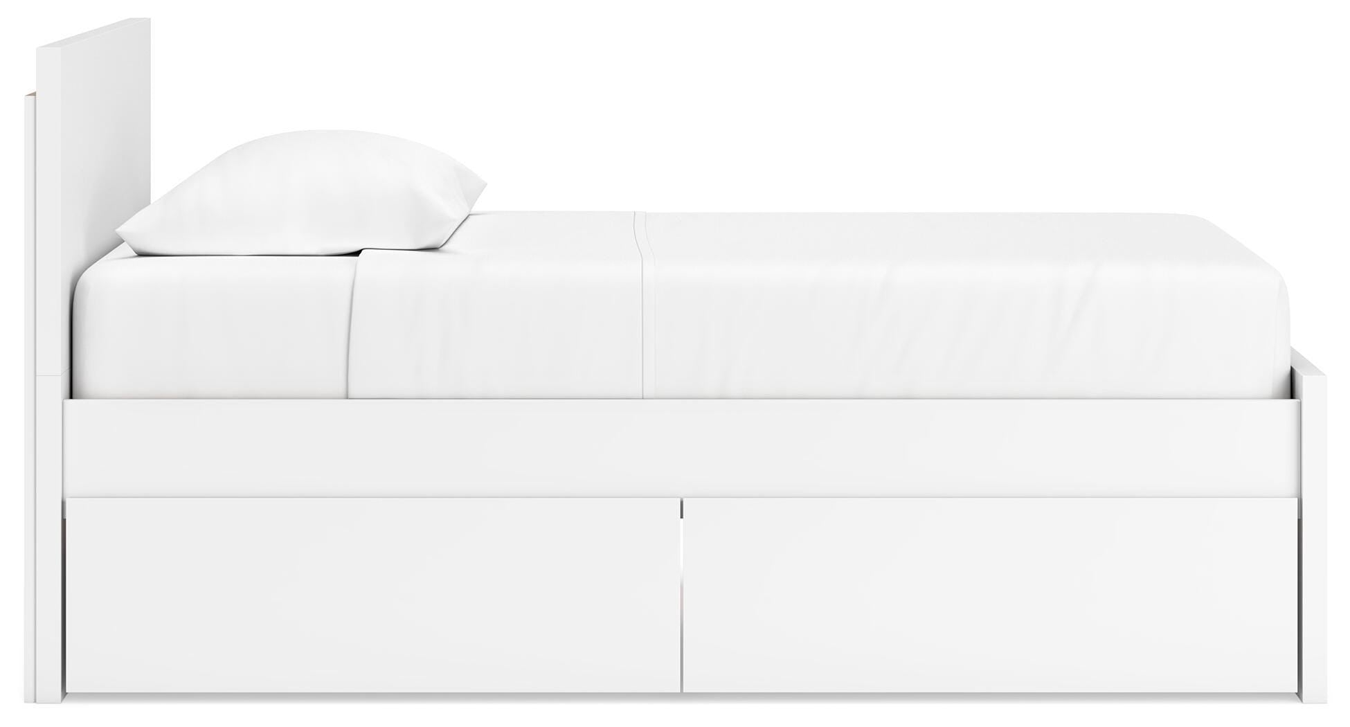 Onita Panel Platform Bed with 1 Side Storage