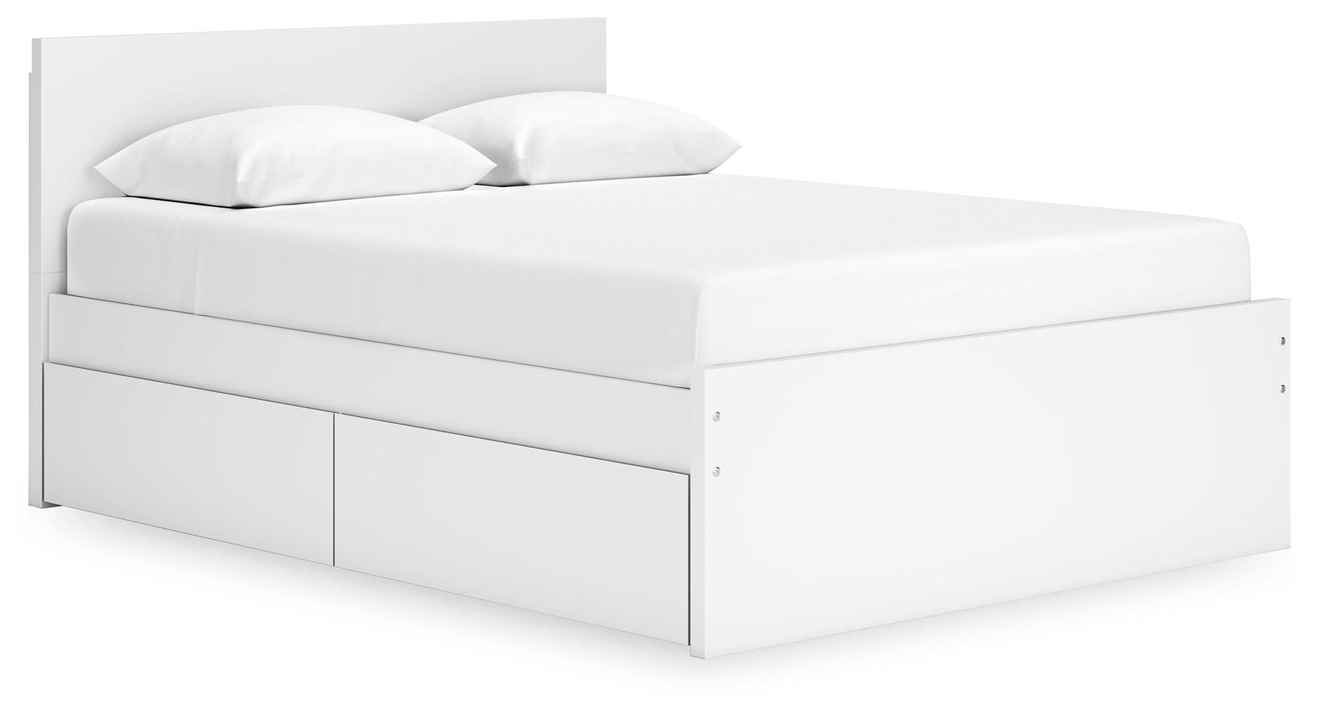 Onita Panel Platform Bed with 1 Side Storage