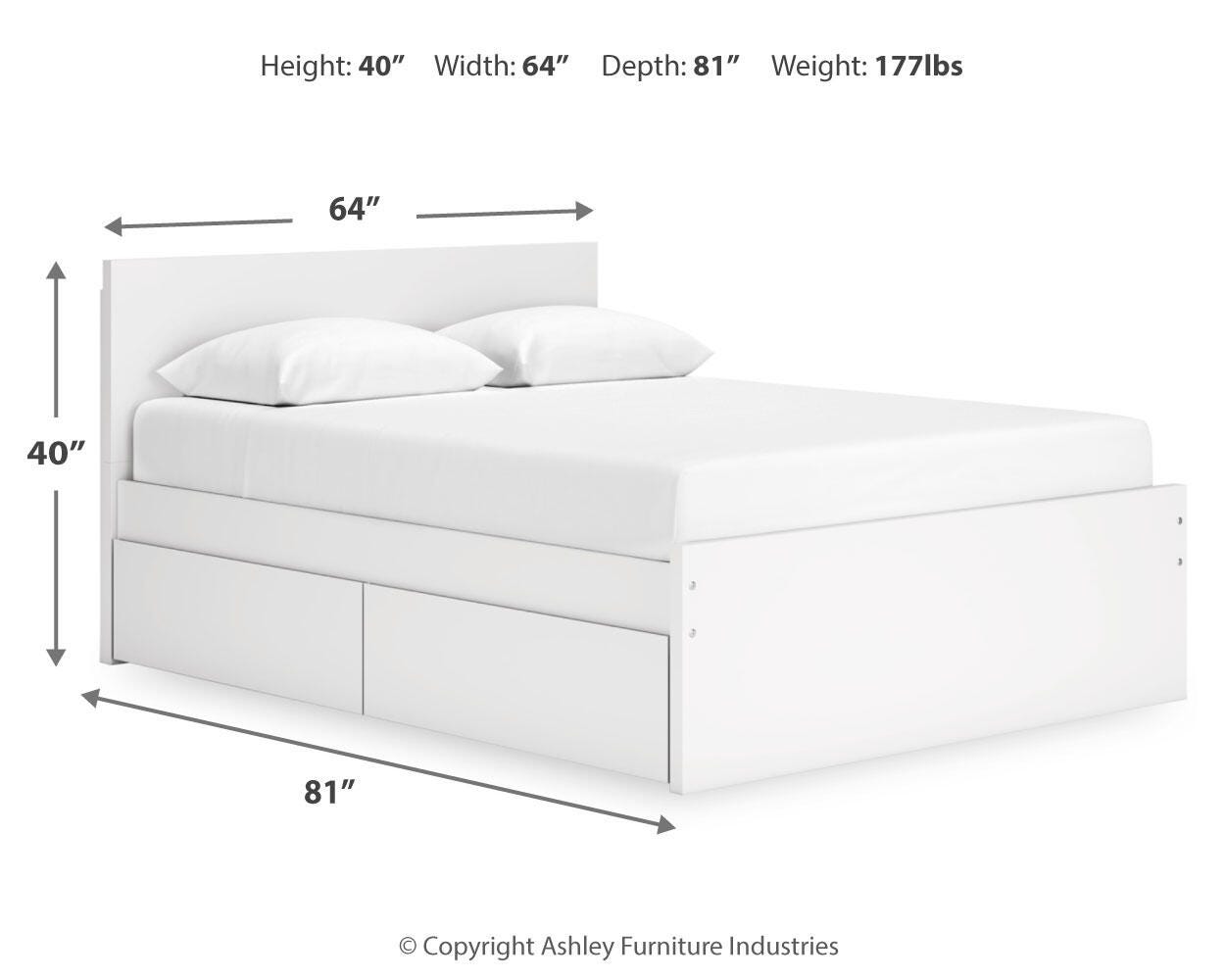 Onita Storage Bed, Chest and Nightstand