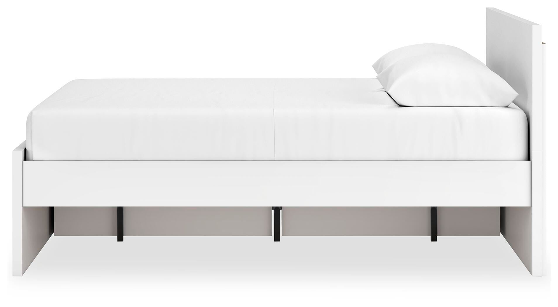 Onita Panel Platform Bed with 1 Side Storage