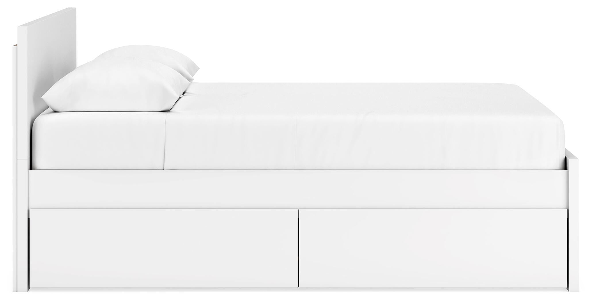 Onita Panel Platform Bed with 1 Side Storage