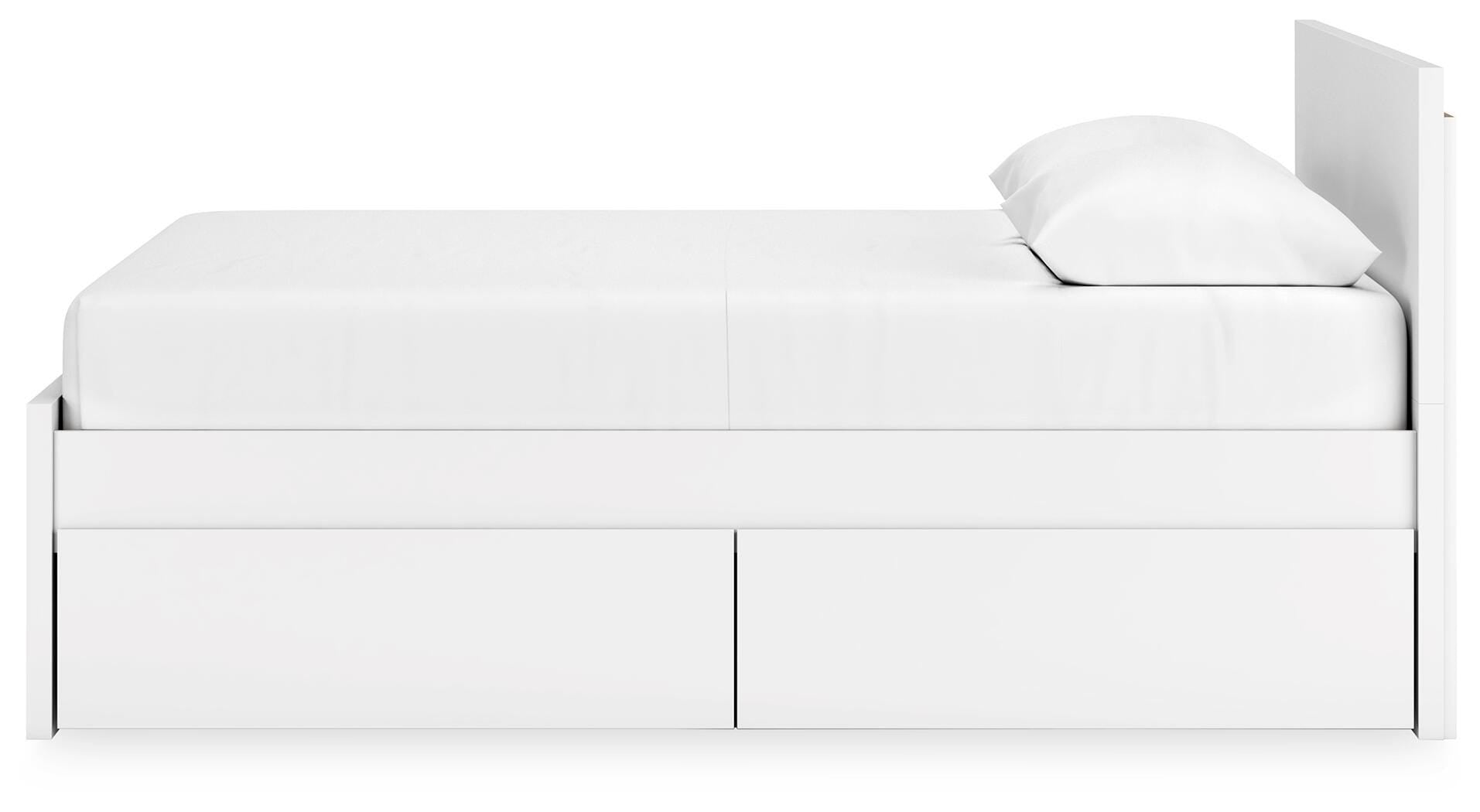 Onita Panel Platform Bed with 2 Side Storage
