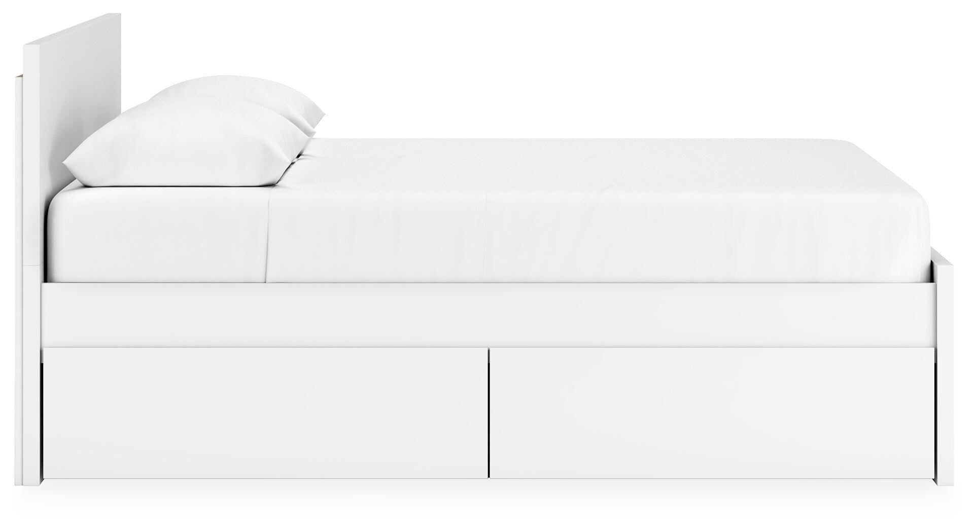 Onita Panel Platform Bed with 2 Side Storage
