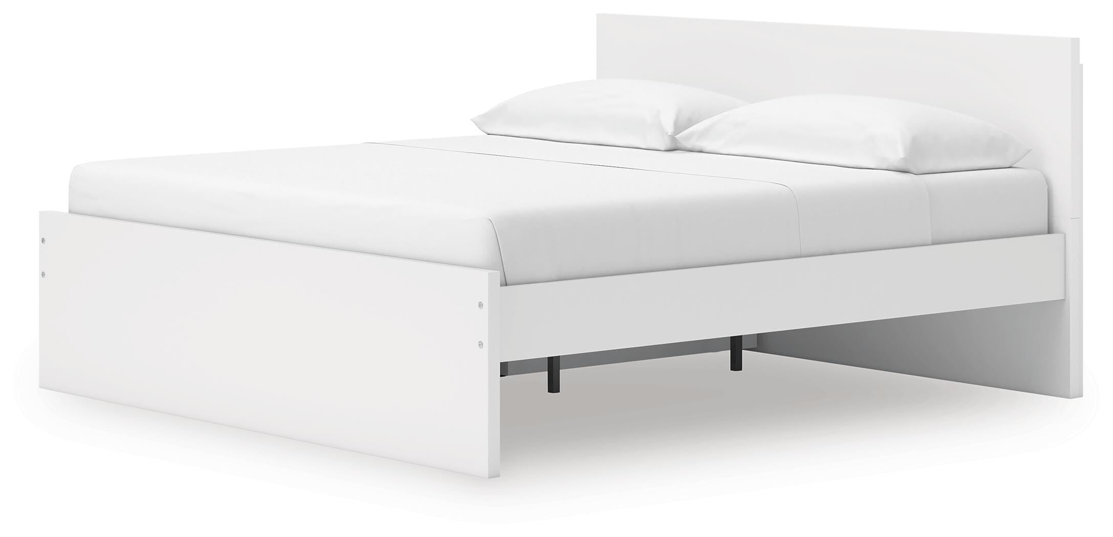 Onita Panel Platform Bed with 1 Side Storage