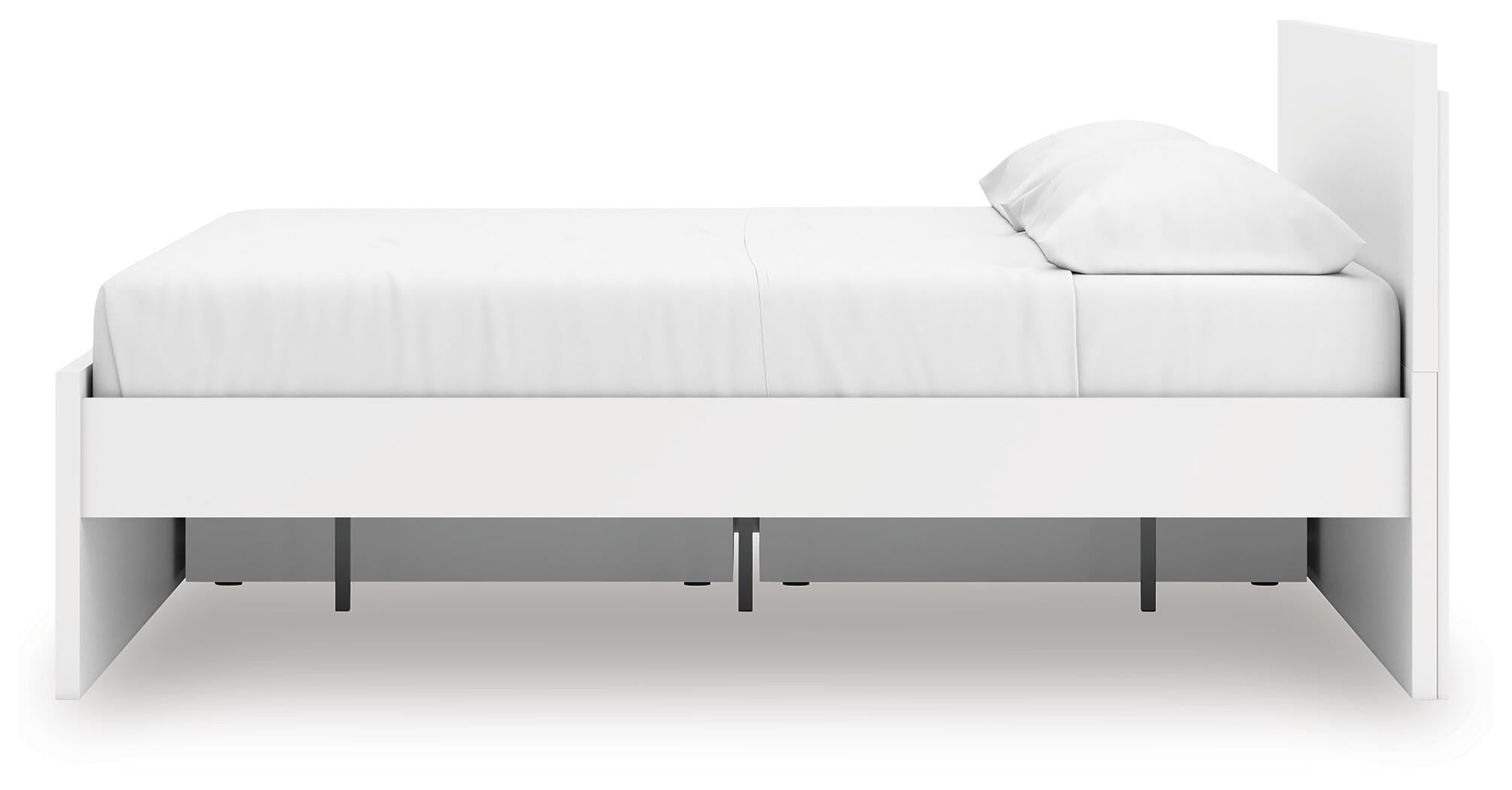 Onita Panel Platform Bed with 1 Side Storage