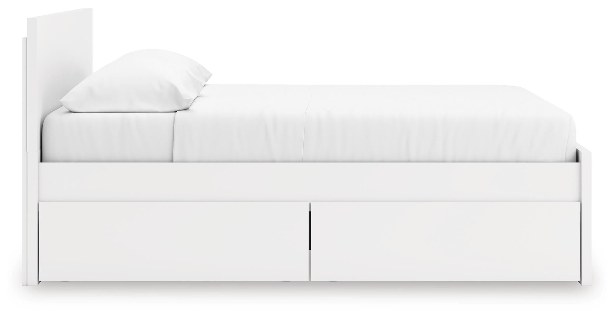 Onita Panel Platform Bed with 1 Side Storage
