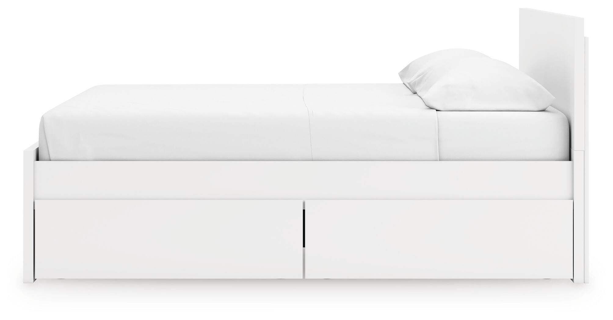 Onita Panel Platform Bed with 2 Side Storage