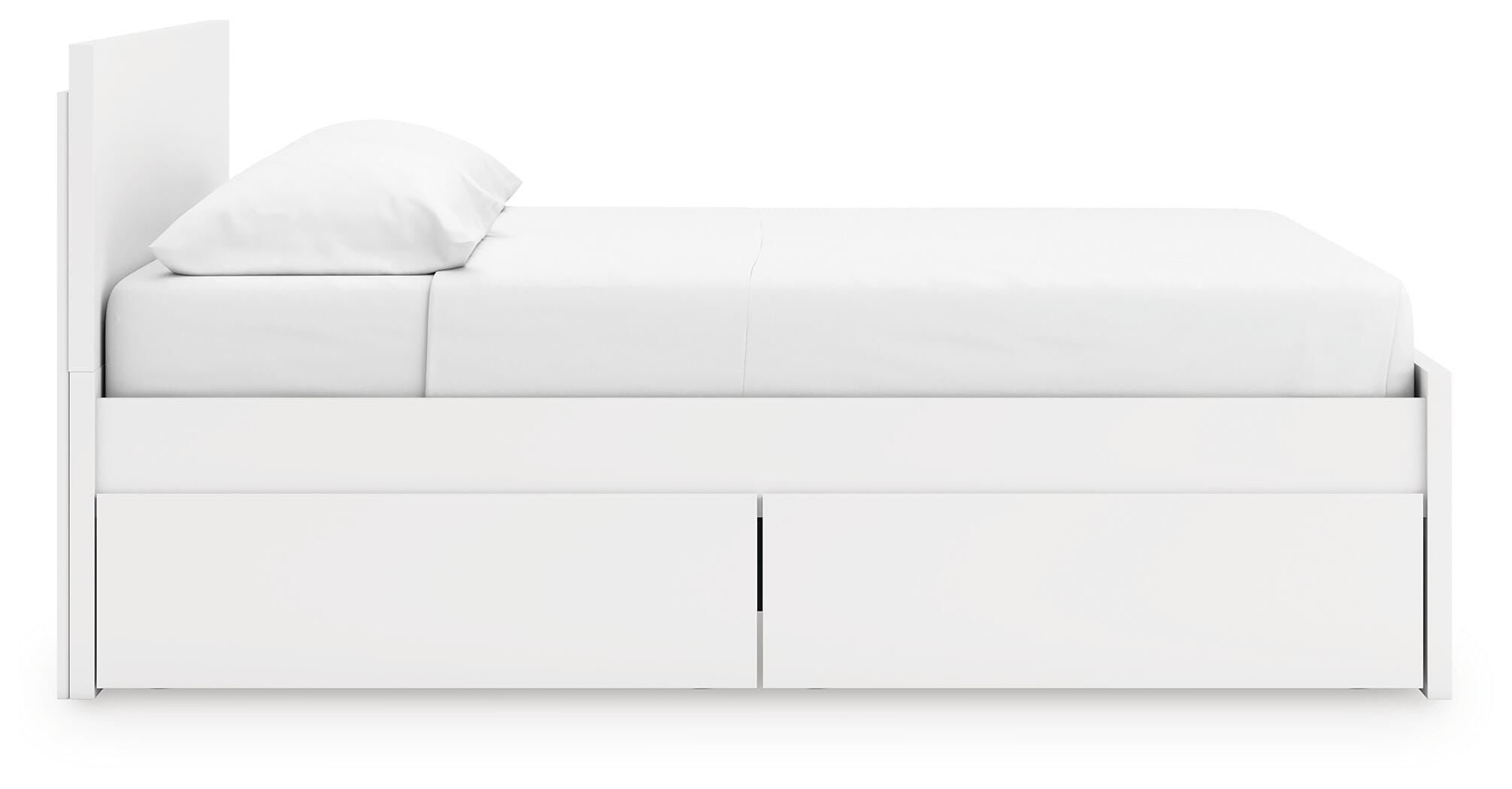 Onita Panel Platform Bed with 2 Side Storage