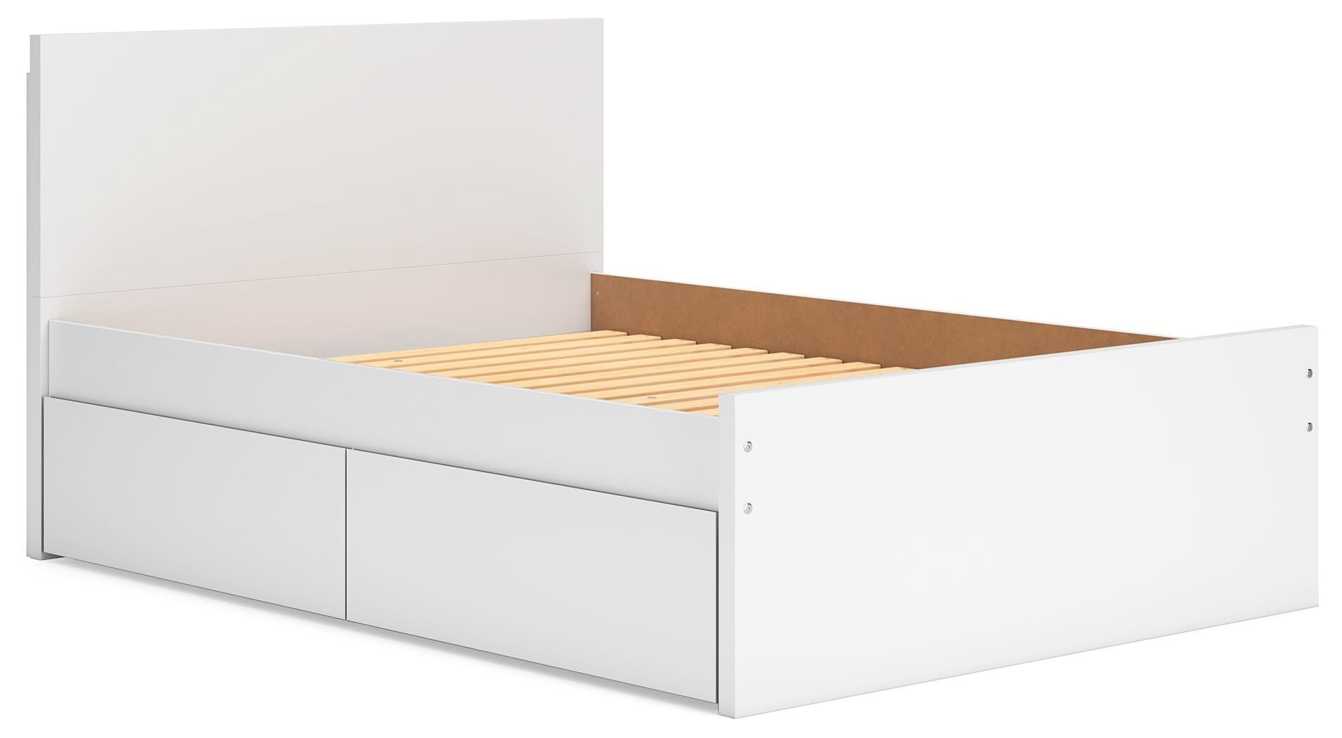 Onita Panel Platform Bed with 1 Side Storage