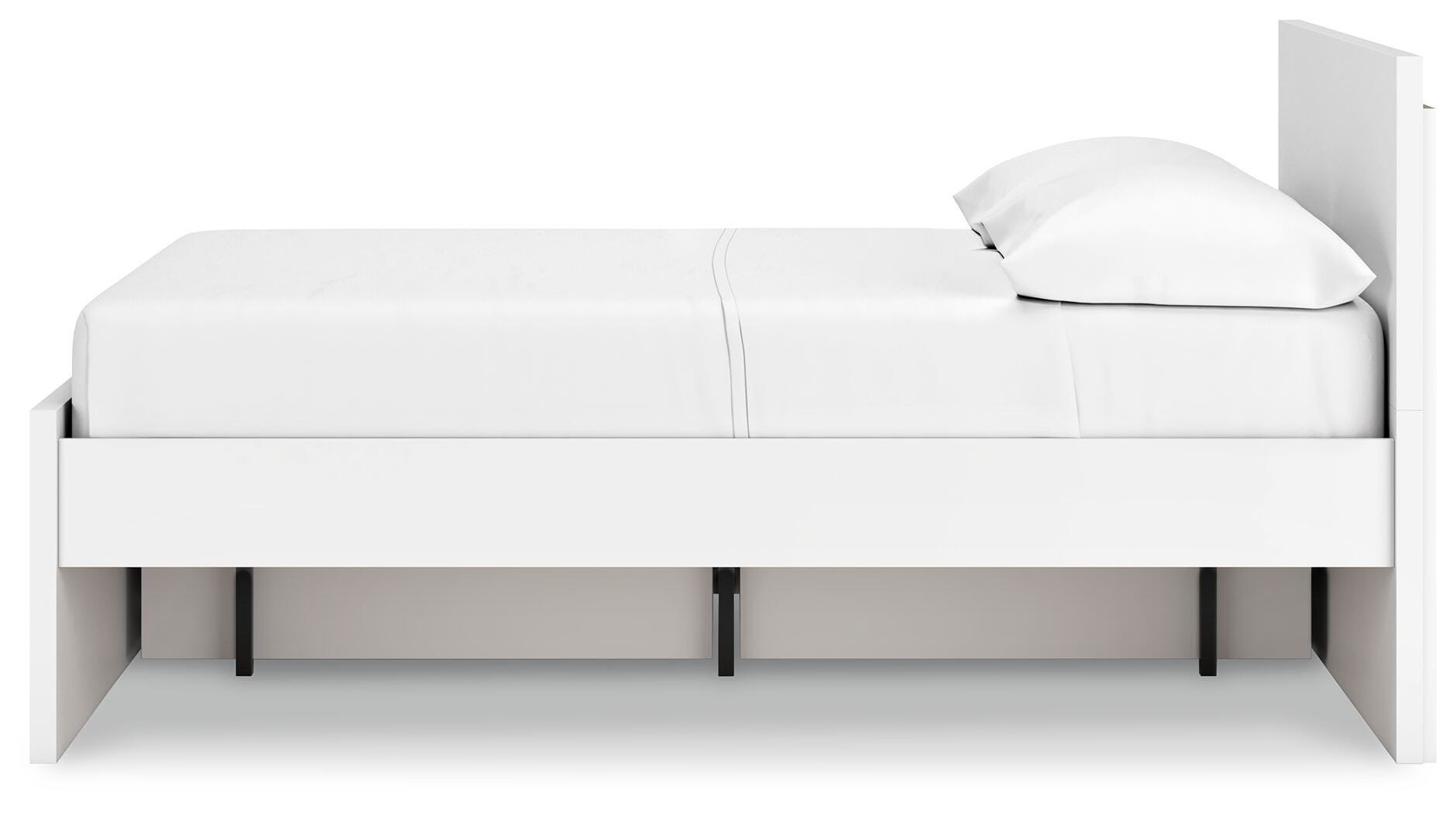 Onita Panel Platform Bed with 1 Side Storage