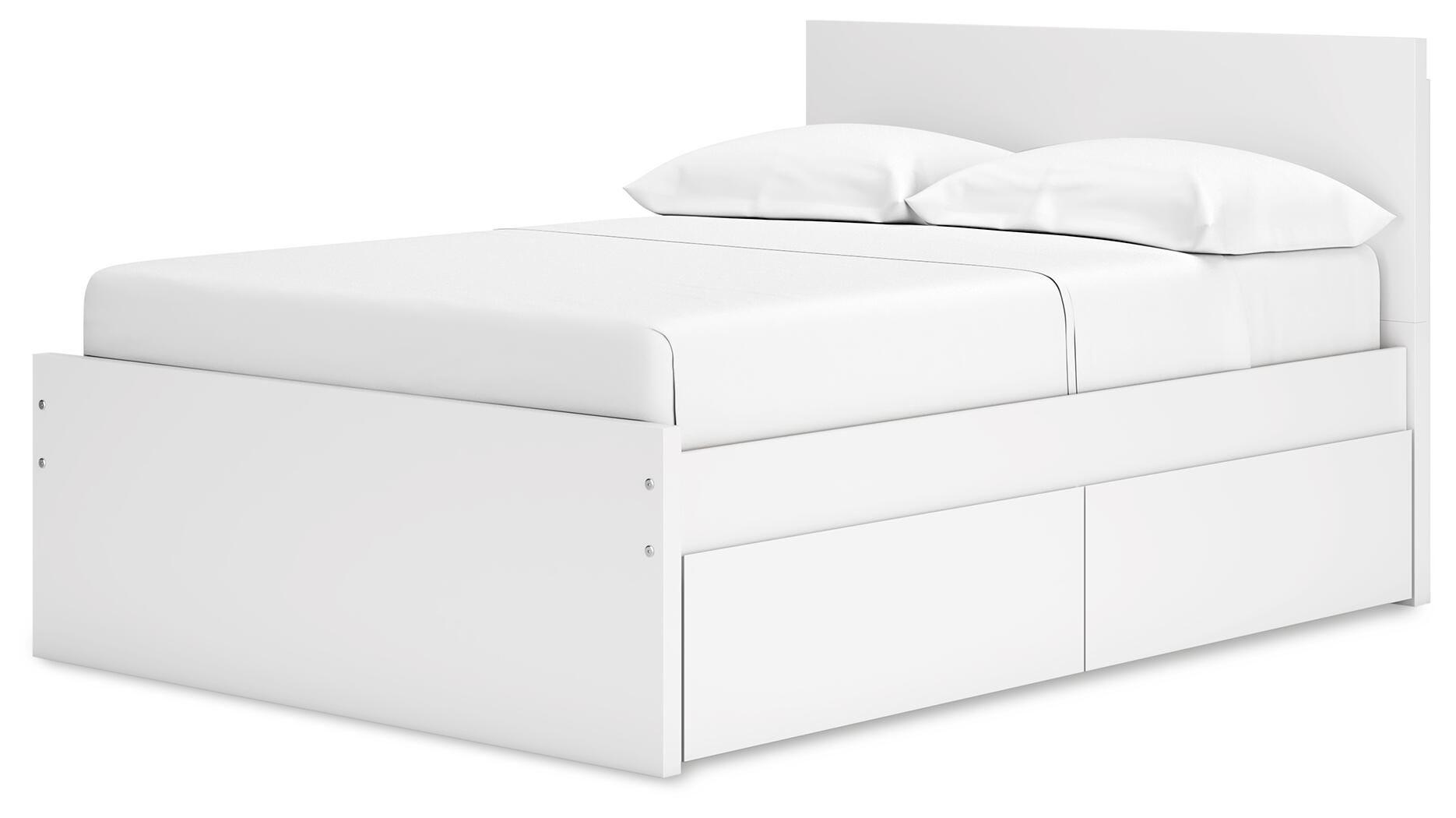 Onita Panel Platform Bed with 2 Side Storage