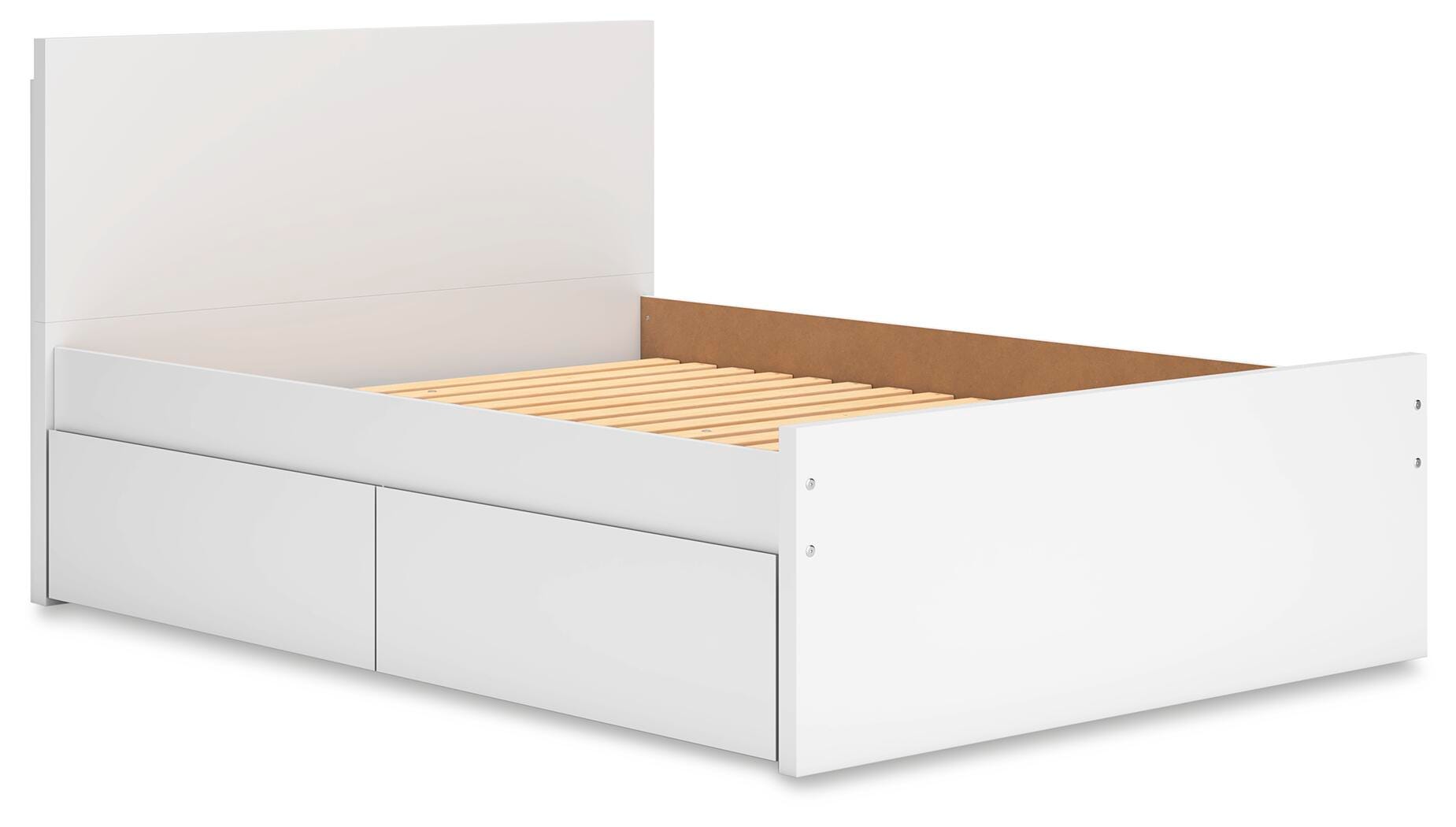 Onita Panel Platform Bed with 2 Side Storage