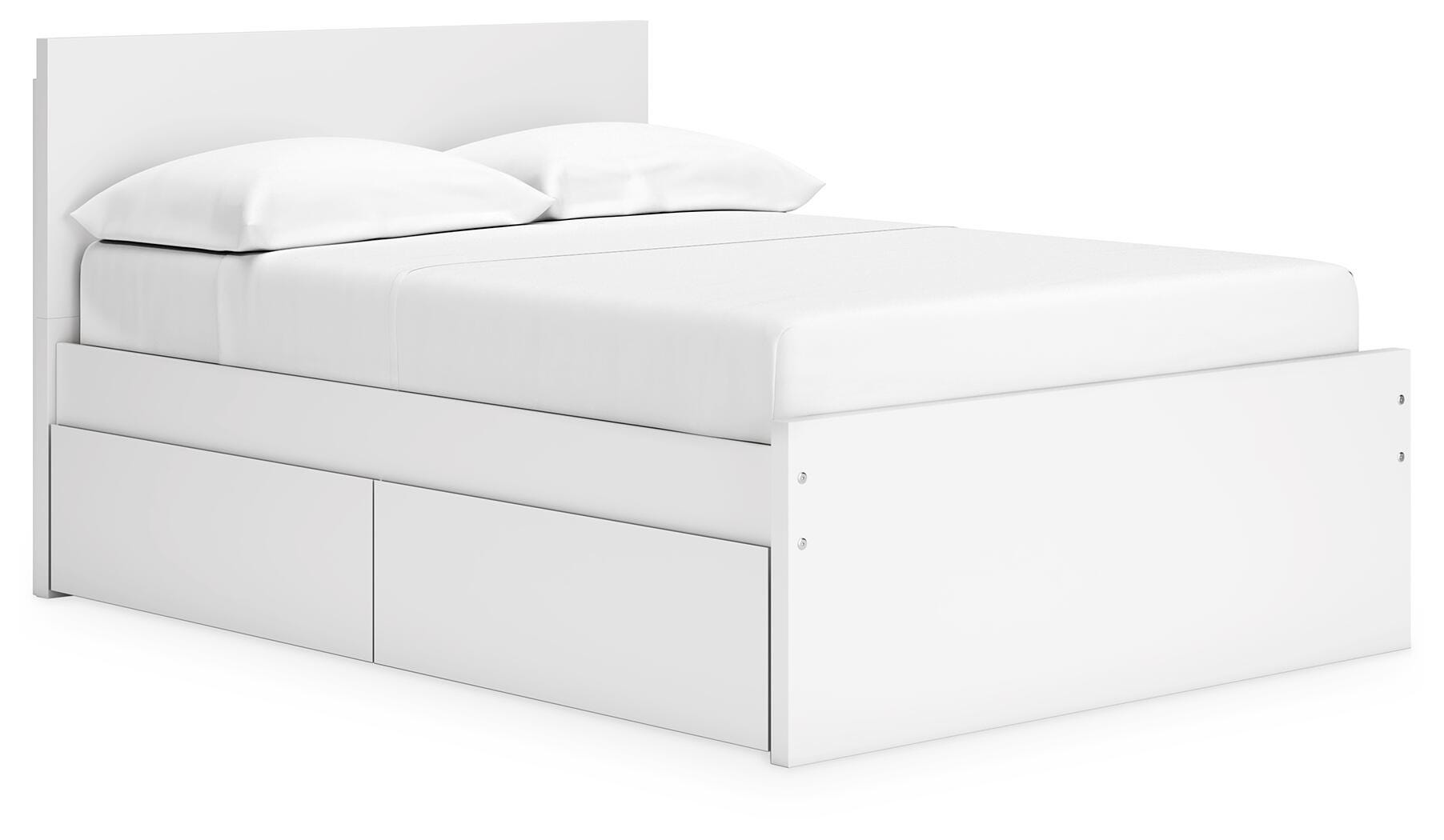 Onita Panel Platform Bed with 2 Side Storage