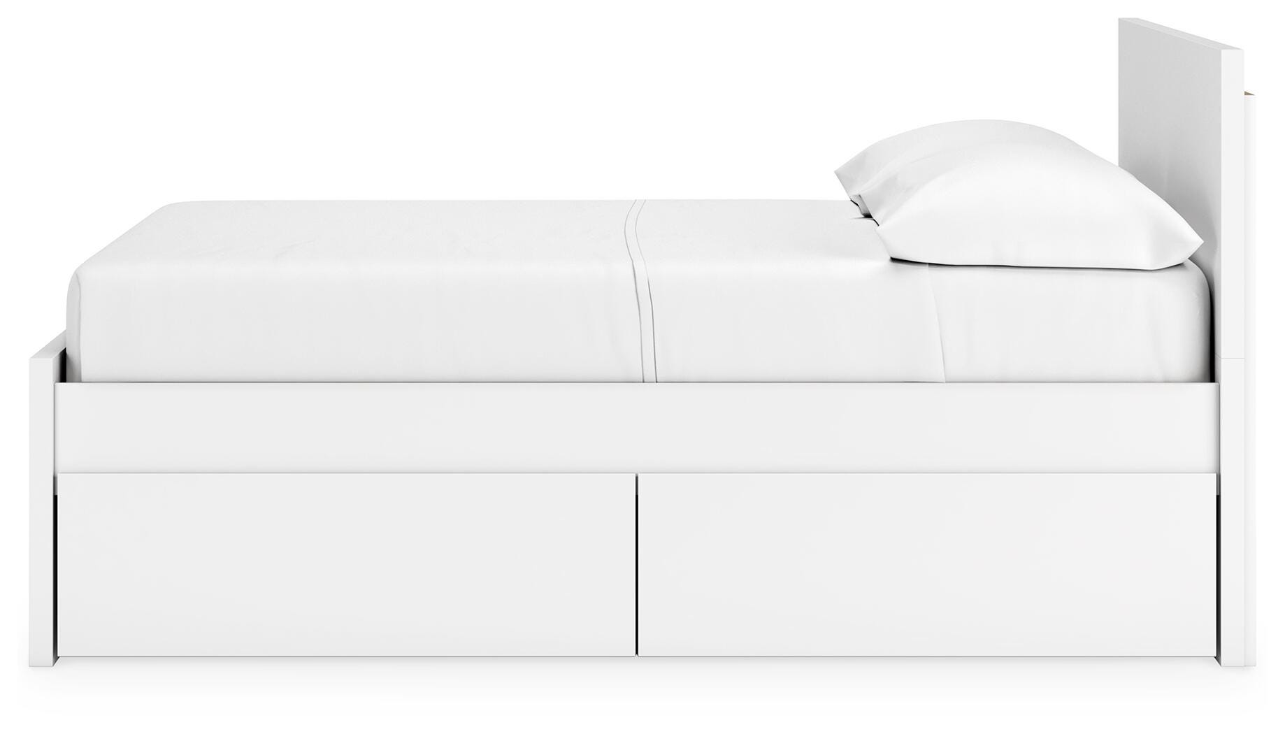Onita Panel Platform Bed with 2 Side Storage