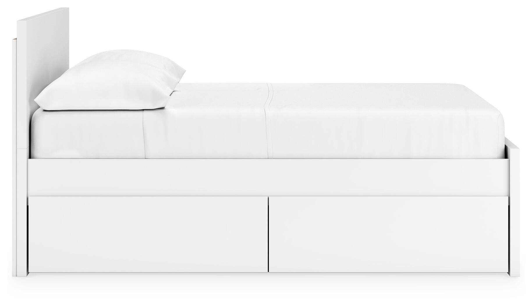 Onita Panel Platform Bed with 2 Side Storage