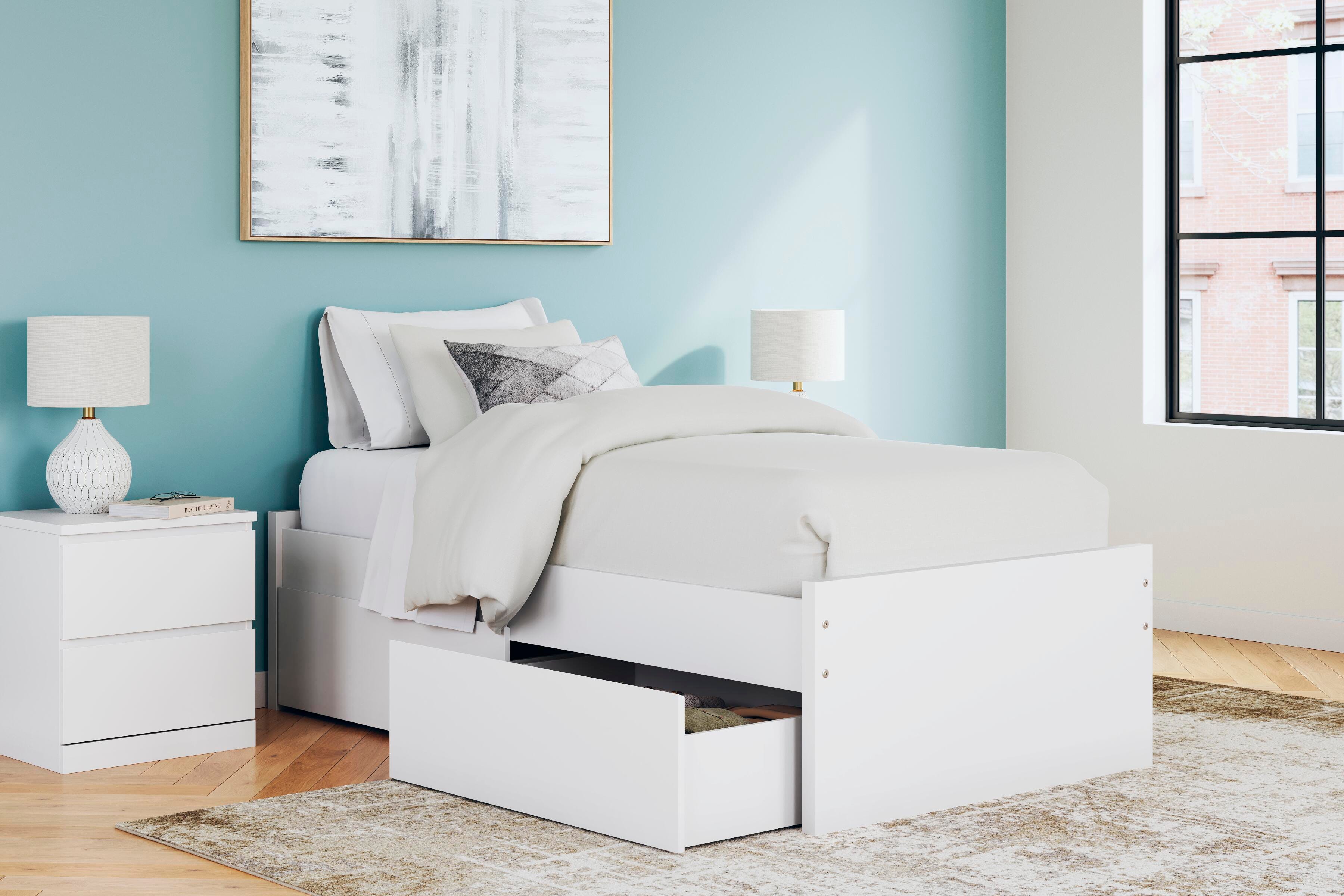 Onita Platform Bed with 1 Side Storage
