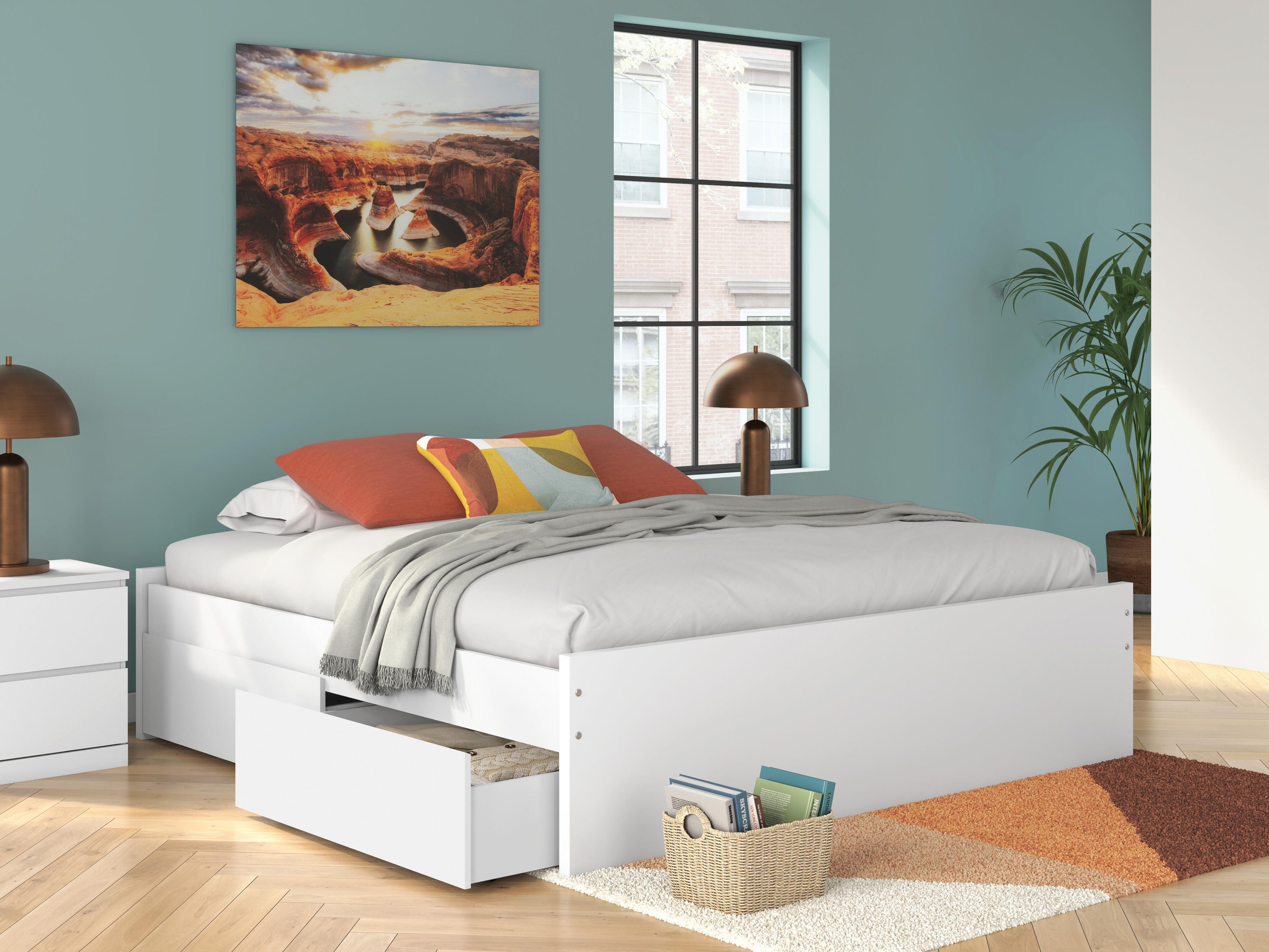 Onita Platform Bed with 2 Side Storage