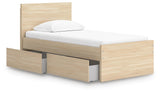 Onita Panel Platform Bed with 1 Side Storage