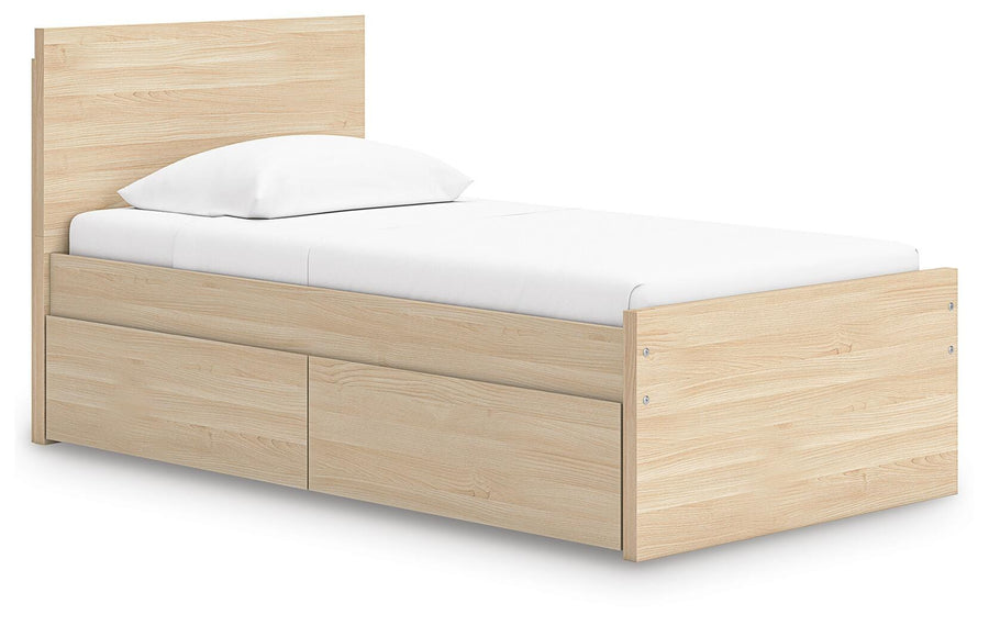Onita Panel Platform Bed with 1 Side Storage