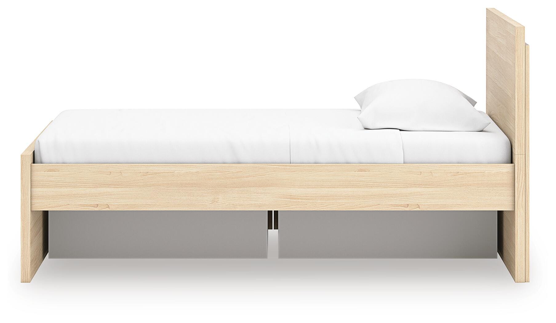 Onita Panel Platform Bed with 1 Side Storage