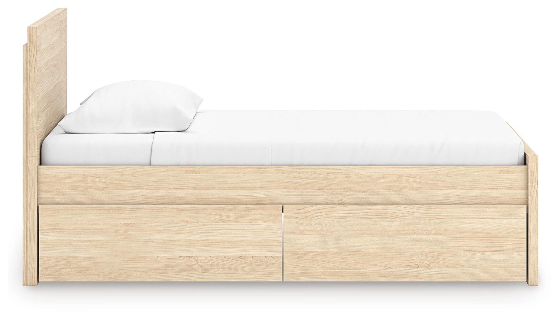 Onita Panel Platform Bed with 1 Side Storage
