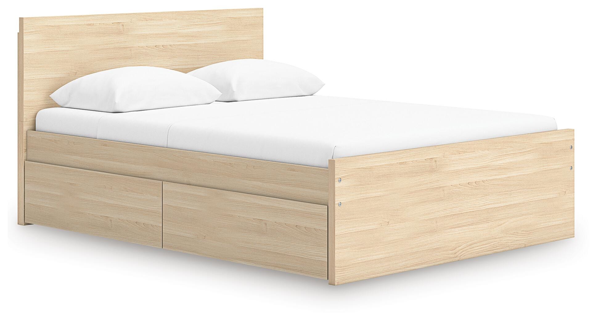 Onita Panel Platform Bed with 1 Side Storage