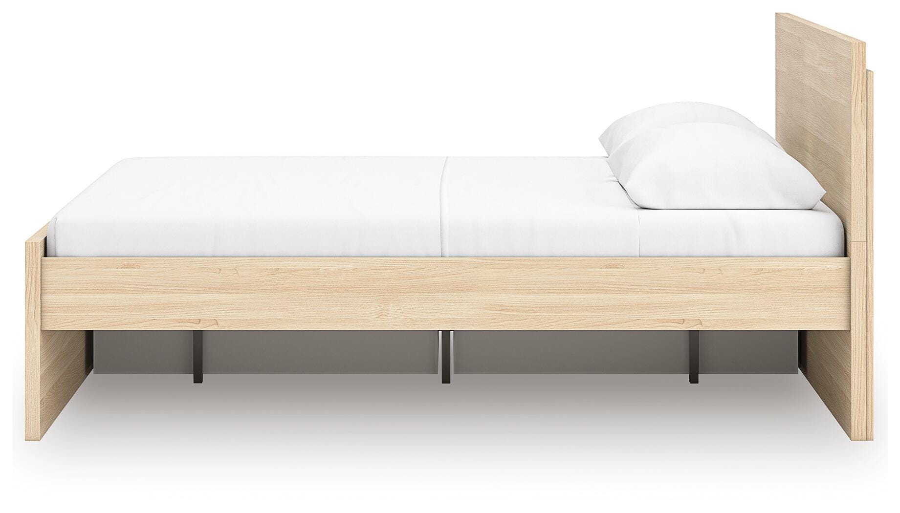 Onita Panel Platform Bed with 1 Side Storage