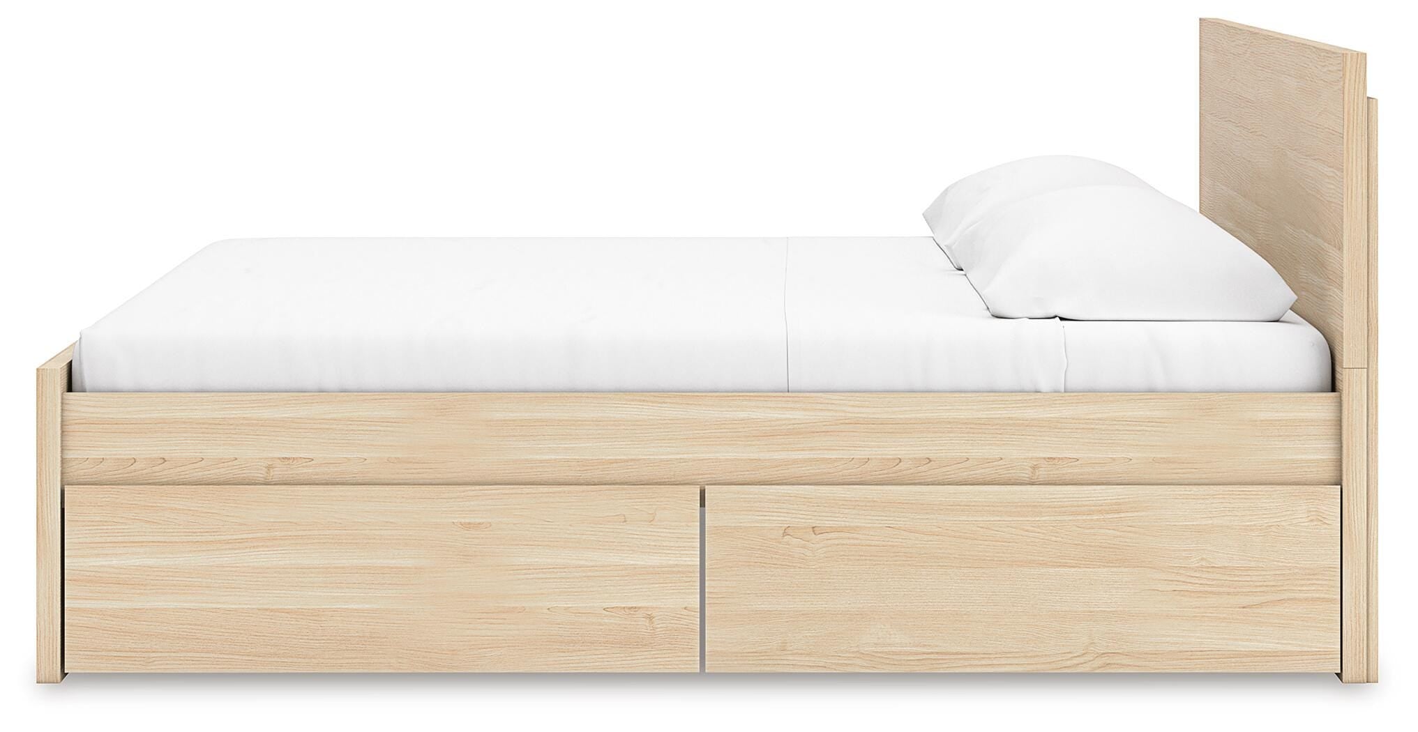 Onita Panel Platform Bed with 2 Side Storage