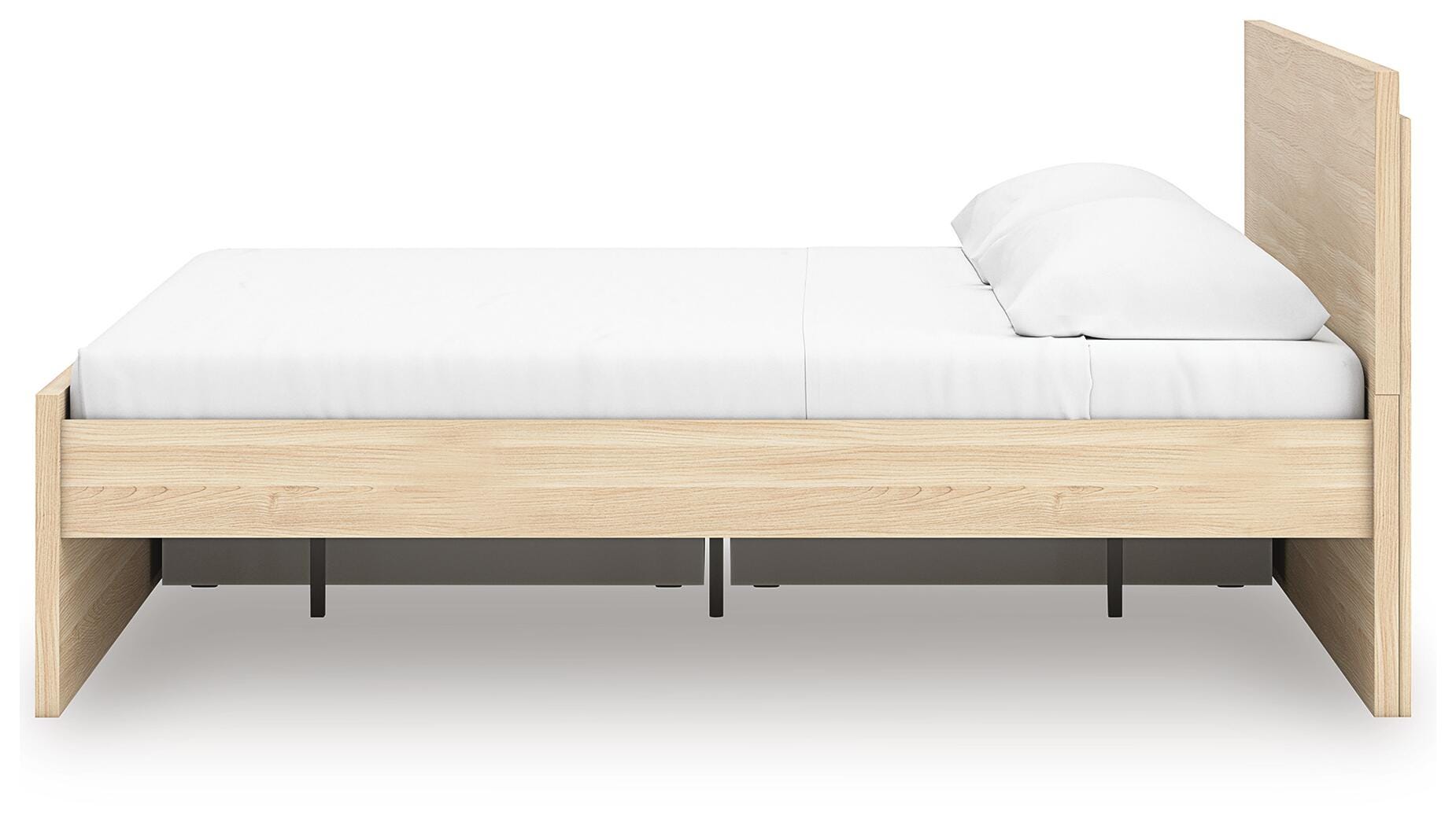 Onita Panel Platform Bed with 1 Side Storage
