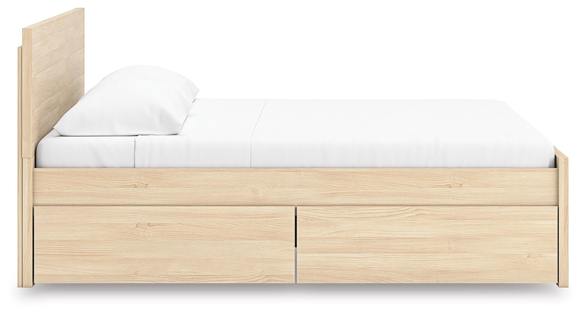 Onita Panel Platform Bed with 1 Side Storage