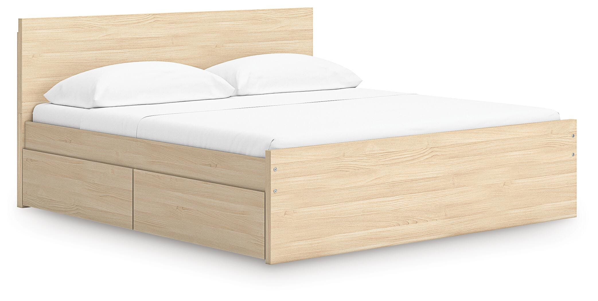 Onita Panel Platform Bed with 2 Side Storage
