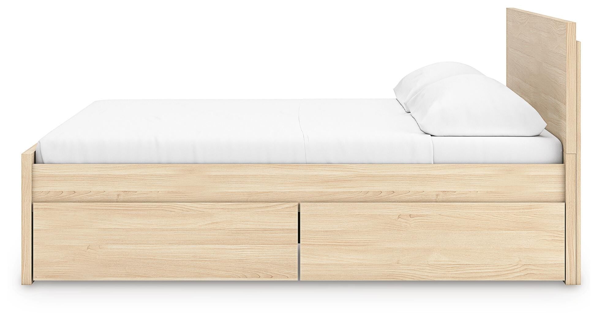 Onita Panel Platform Bed with 2 Side Storage