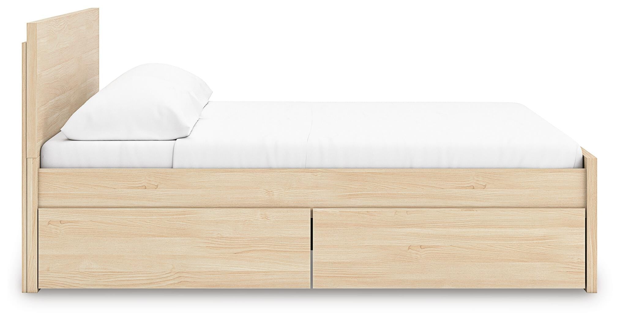 Onita Panel Platform Bed with 2 Side Storage