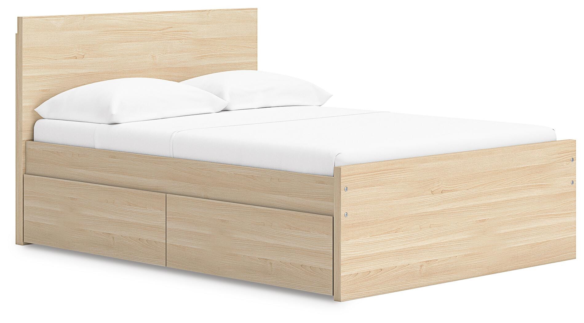 Onita Panel Platform Bed with 1 Side Storage