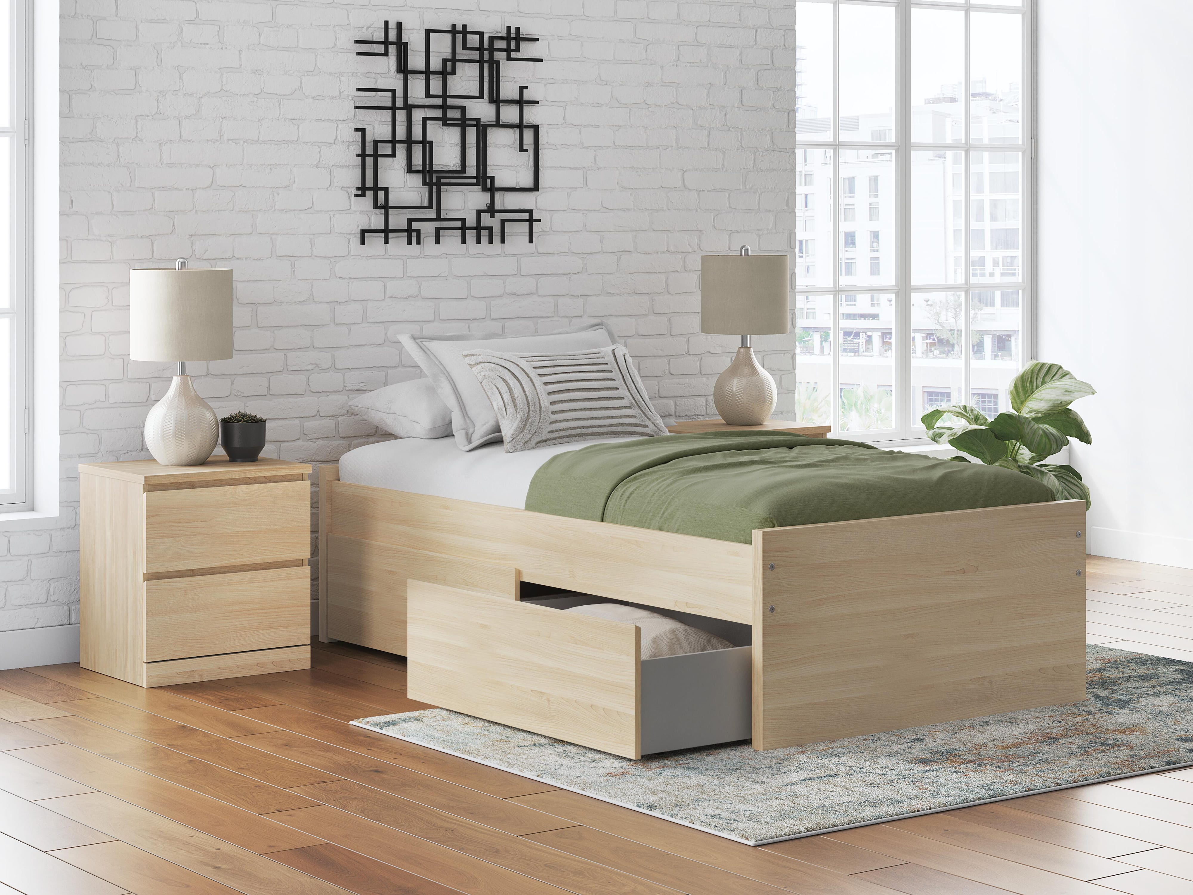 Onita Platform Bed with 1 Side Storage