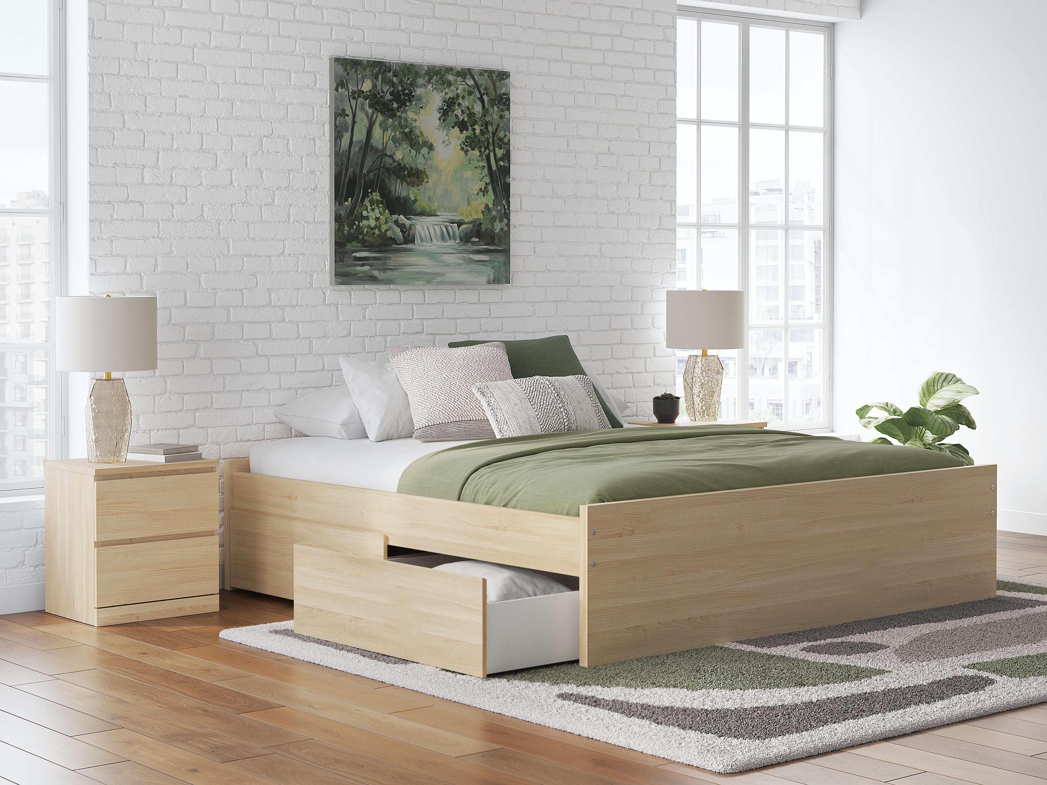 Onita Platform Bed with 1 Side Storage