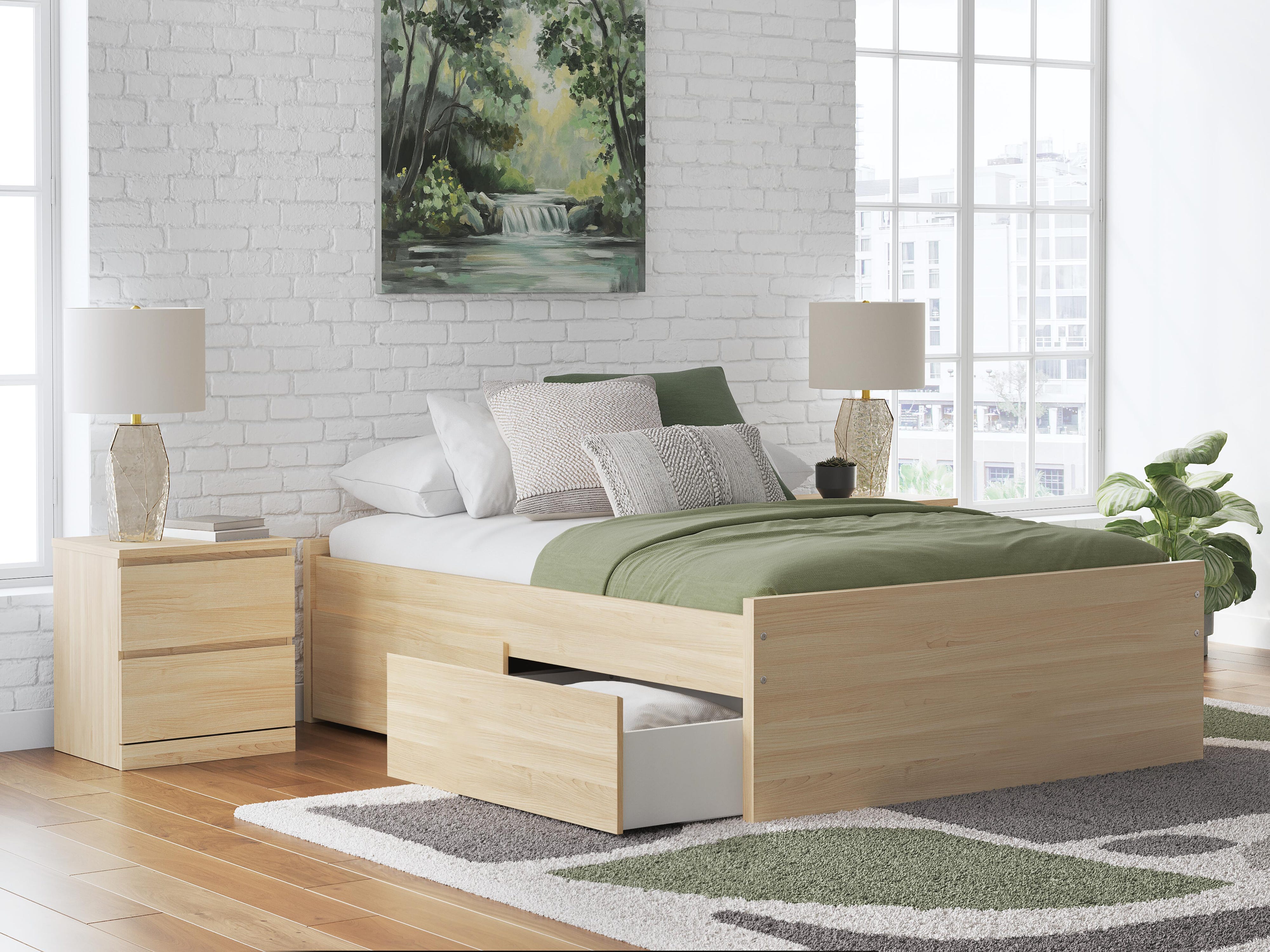 Onita Platform Bed with 1 Side Storage