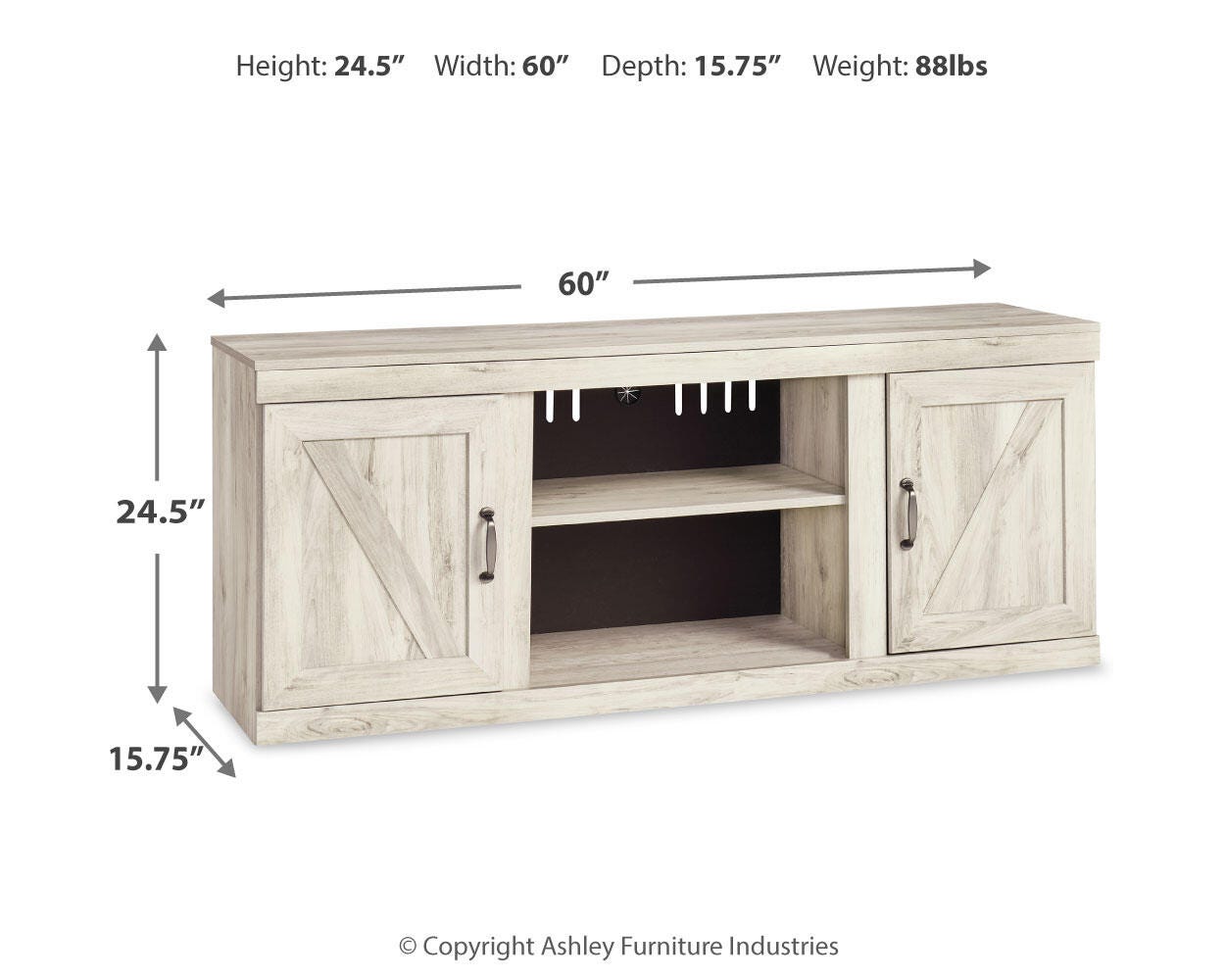 Bellaby 4-Piece Entertainment Center