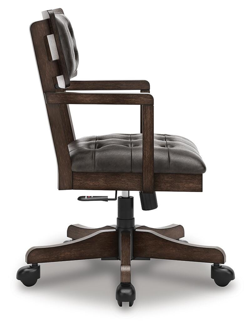 Breckington Home Office Desk with Chair and Storage