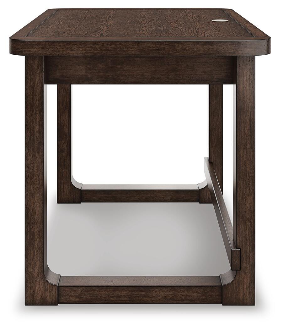 Breckington Home Office Desk with Chair and Storage