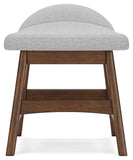 Lyncott Home Office Desk with Chair and Storage
