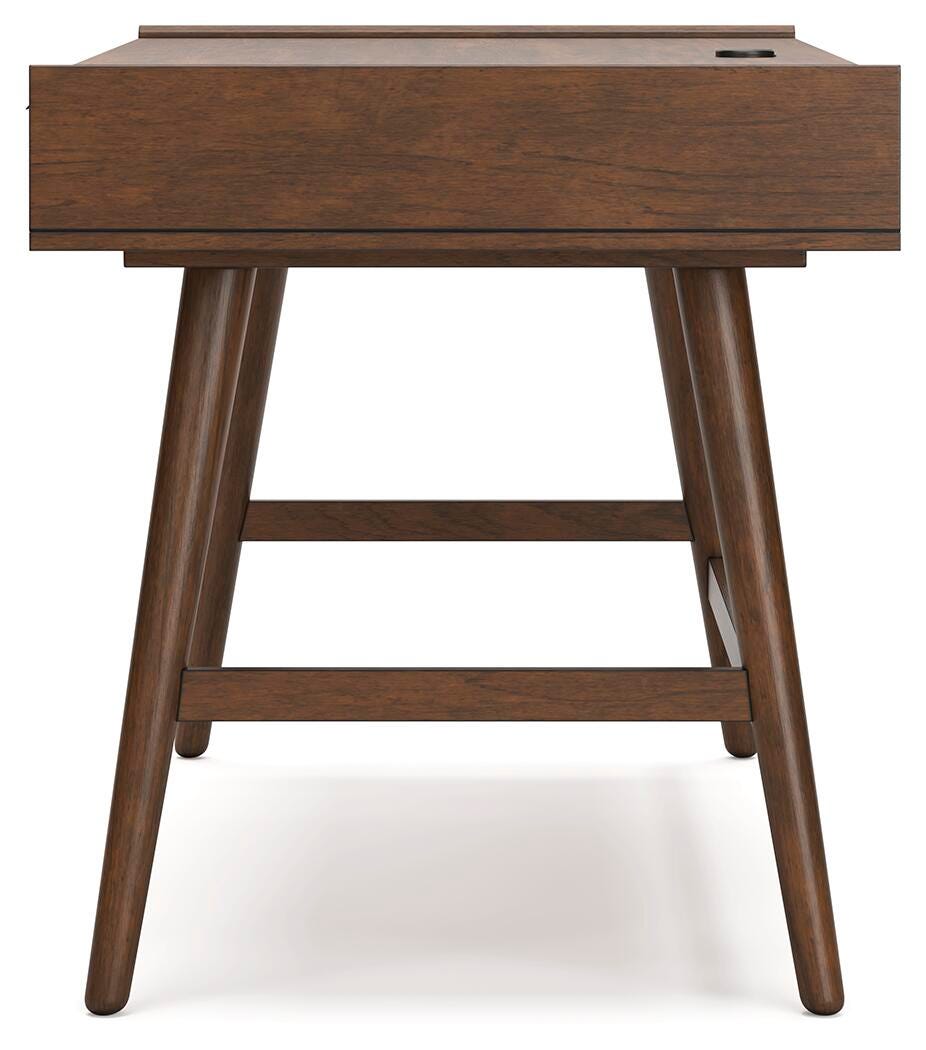 Lyncott Home Office Desk with Chair and Storage