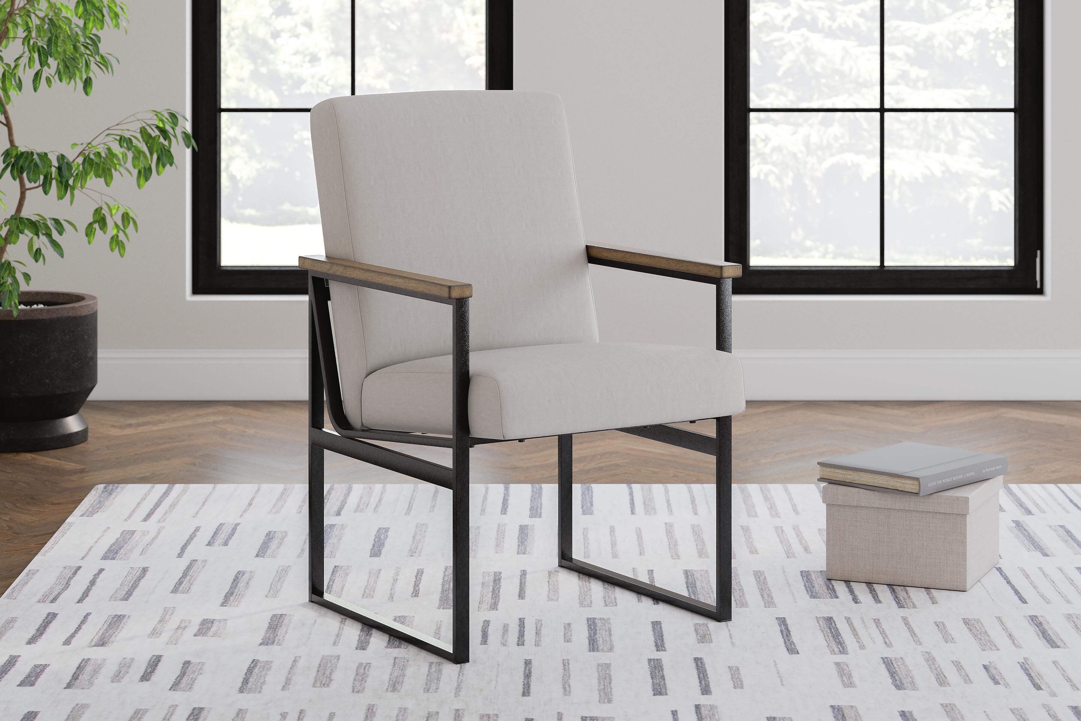 Montia Home Office Desk with Chair and Bookcase