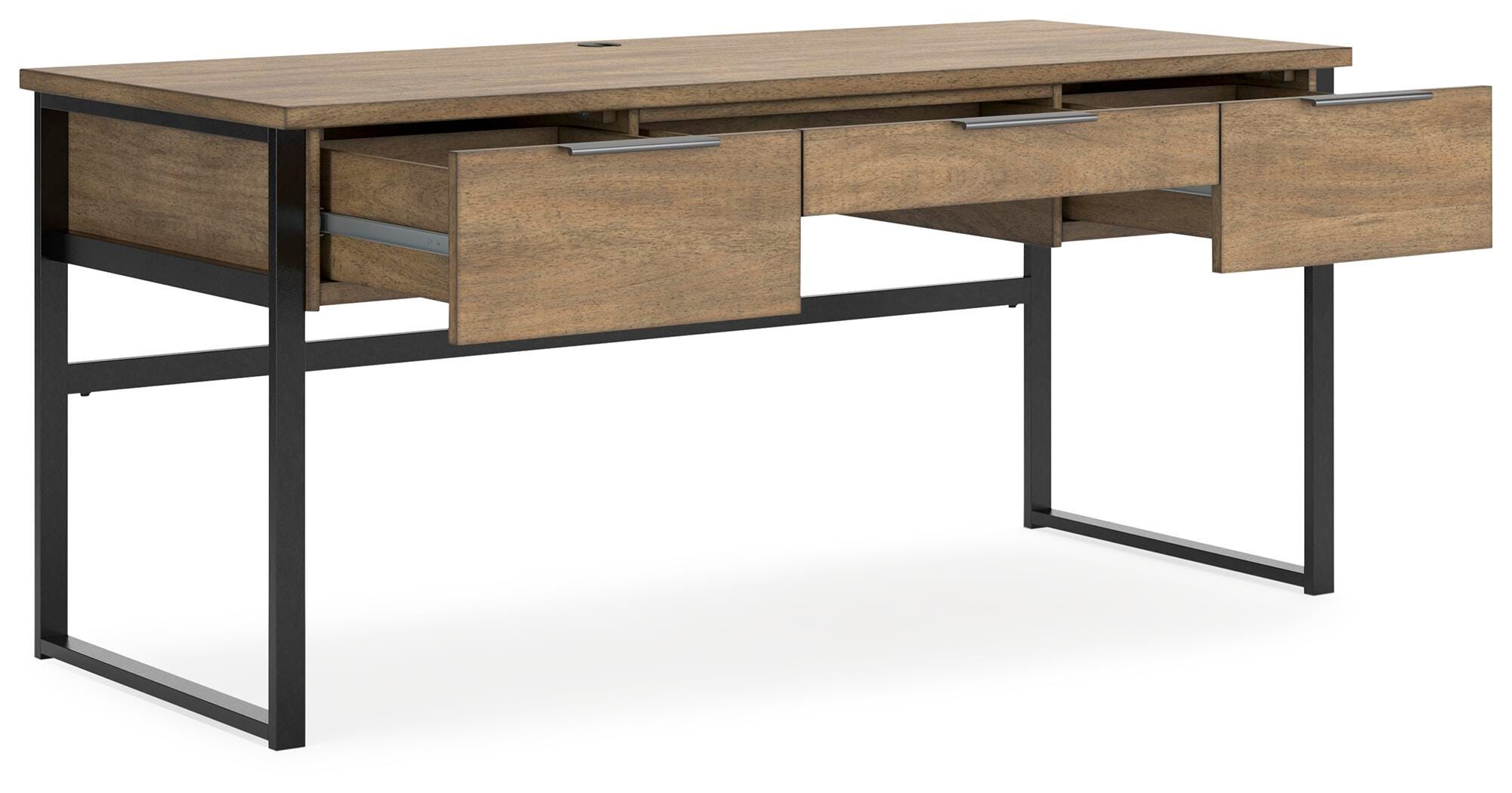 Montia Home Office Desk with Chair and Bookcase