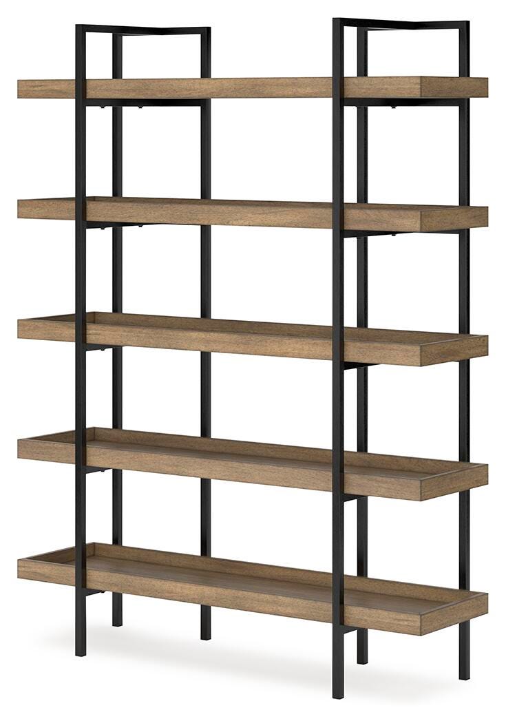 Montia Home Office Desk with Chair and Bookcase